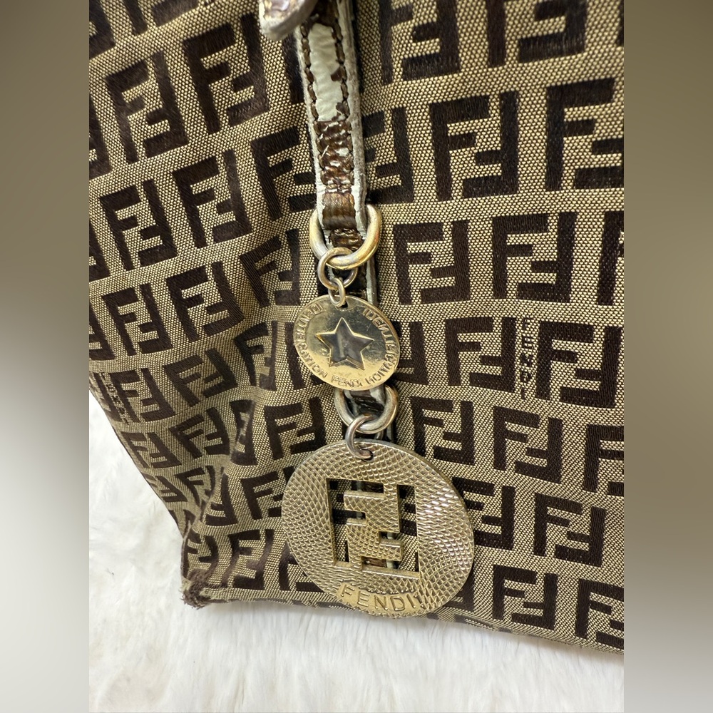 FENDI-8BH214 CNL Zucchino Tote - Picture 7 of 11